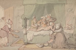 The Doctor is So Severely Bruised that Cupping is Judged Necessary by Thomas Rowlandson